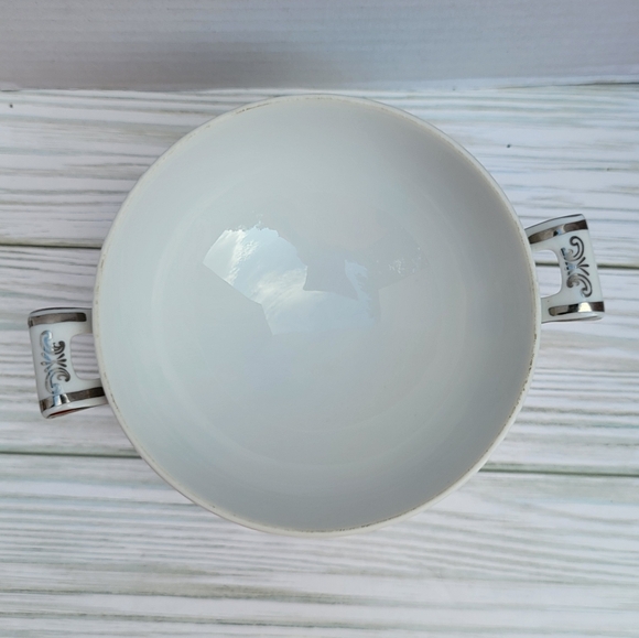 Sango Rosetta 3104 Creamer & Sugar Bowl w/Lid w/Platinum Trim Japan Pink Roses - Picture 8 of 14